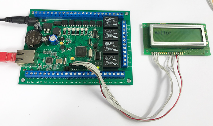 Подключение LCD дисплея к модулю Laurent-5 Мастер Кит MP712m Laurent-5 и MP718m Laurent-5G: пример работы с LCD Подключение LCD дисплея к модулю Laurent-5