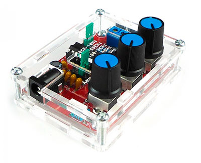 NS046box Мастер Кит Наборы для сборки в акриловых корпусах Конструктор радиолюбителя для сборки генератора сигналов до 1 МГц своими руками