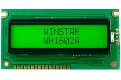 Дисплеи Мастер Кит Электронные компоненты. Часть 1 LCD дисплей WH1602A-YGH-CTK WINSTAR