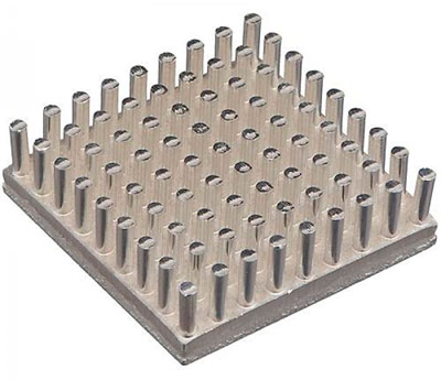 Мастер Кит Электронные компоненты, часть 3 DK0219 Радиатор ICK S 32x32x10 (эф. площадь 100 см2, алюминий)