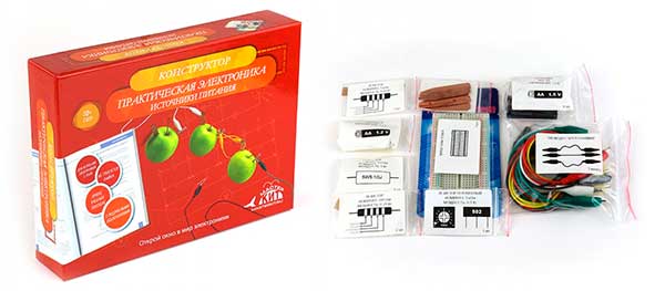 NR07 Мастер Кит Обучающие наборы для детей Электронный конструктор "Источники питания"
