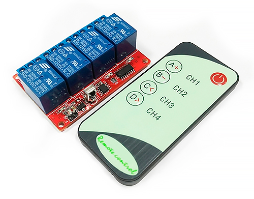 Мастер Кит Модули Мастер Кит с инфракрасным управлением Мастер Кит, Комплект беспроводного управления по ИК-каналу, пульт ду, BM8052