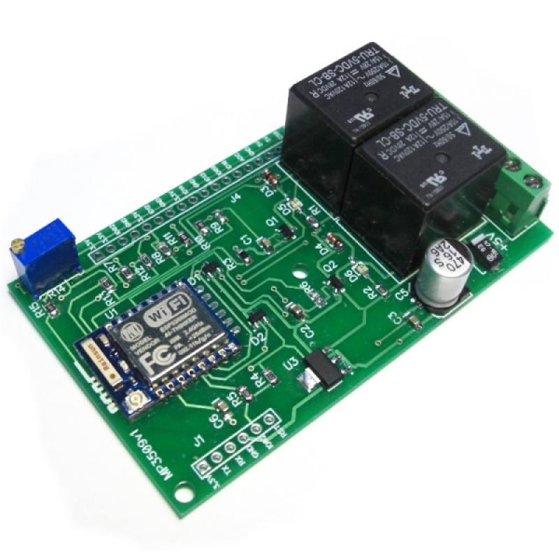 mp3509 Мастер Кит Простой Умный Дом на плате MP3509 от Мастеркит Wi-Fi реле с термометром с 2-мя реле по 2 кВт (на базе ESP8266)