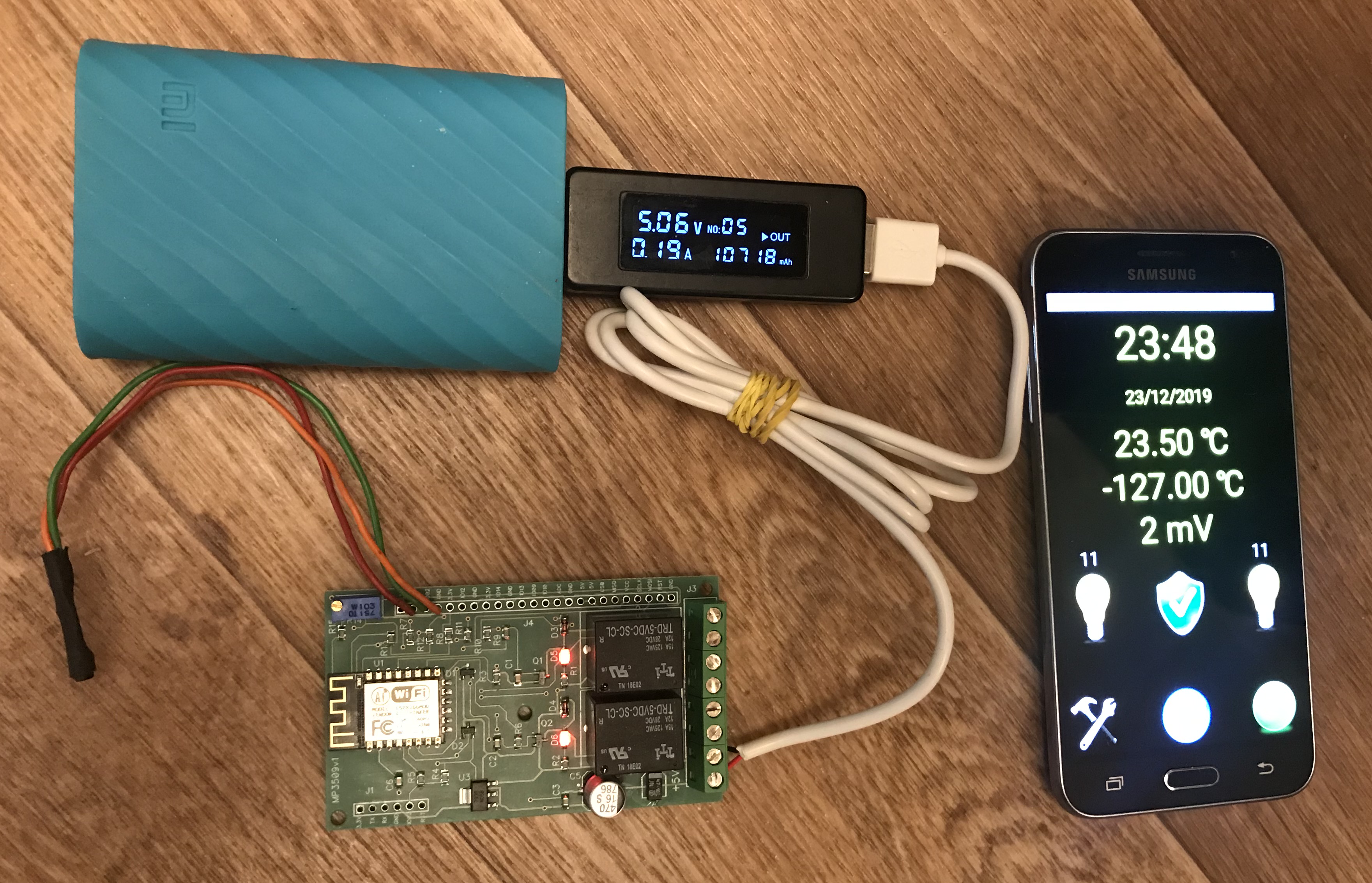Мастер Кит Wi-Fi реле MP3509 на базе ESP8266