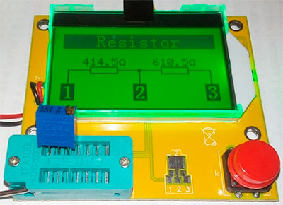 Тестер MP700 Мастер Кит Универсальный тестер электронных компонентов Проверка подстроечных резисторов