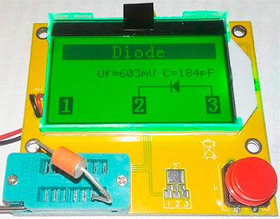 Тестер MP700 Мастер Кит Универсальный тестер электронных компонентов Проверка диодов