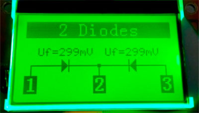 Тестер MP700 Мастер Кит Универсальный тестер электронных компонентов Проверка сдвоенных диодов