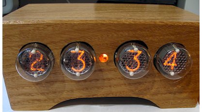 Мастер Кит Обзор набора для сборки ретро-часов на лампах ИН-4