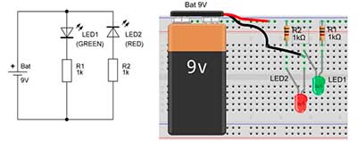 Мастер Кит Набор для изучения электроники NR03 индикатор полярности, подключаемой к электронной схеме батареи