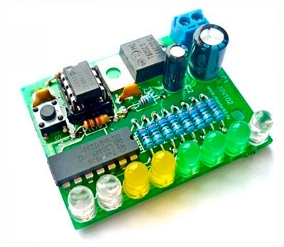 Мастер Кит Обзор наборов для начинающих Набор для пайки NN102 «Программируемый индикатор уровня напряжения»