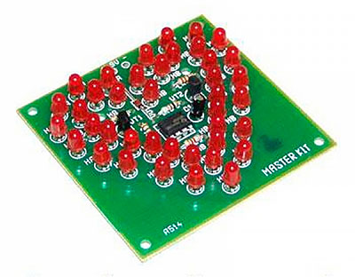 Мастер Кит Обзор наборов для начинающих NS094 Набор для пайки "Живое сердце"