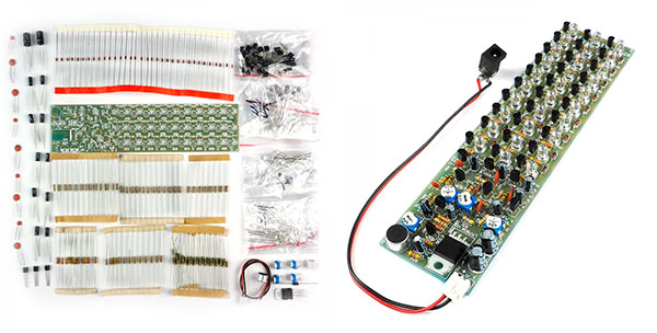 Мастер Кит Обзор наборов для начинающих NF192LED - набор радиолюбителя для сборки ЦМУ (цветомузыкальной установки)