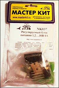 Мастер Кит Стабилизированный блок питания из набора NK037 Лабораторный блок питания NK037 Мастер Кит