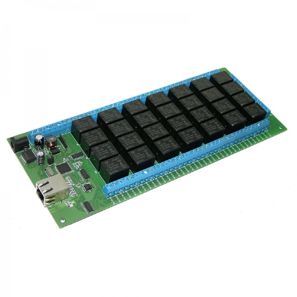 Мастер Кит Новинка! Ethernet-реле 28 каналов Сетевое реле с Ethernet интерфейсом MP716 Laurent-128