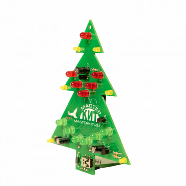 Ёлочка 3D - набор для пайки