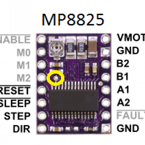 Drv8825 схема модуля