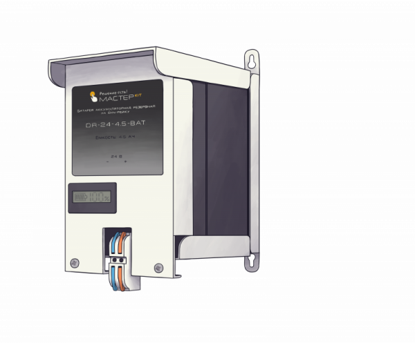 Батарея на DIN-рейку 24В, 4.5 Ач