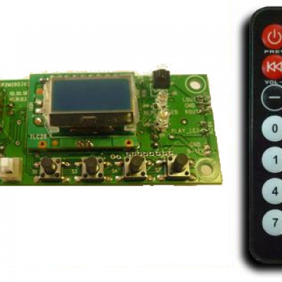 MP2803DI - Встраиваемый, многофункциональный USB / SD - MP3 / WMA плеер с пультом ДУ и ЖК дисплеем