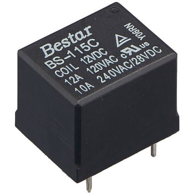 DK0115 - Реле электромеханическое BS-115C-12A-12VDC, 240В, 10А