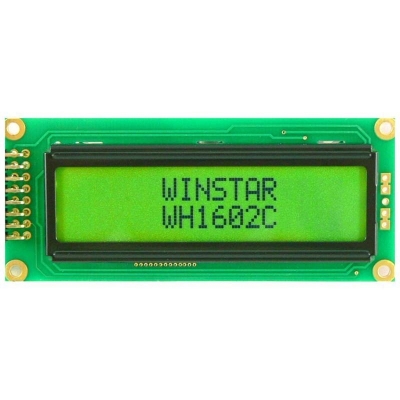 DK0019 - LCD дисплей WH1602C-YGH-CTK