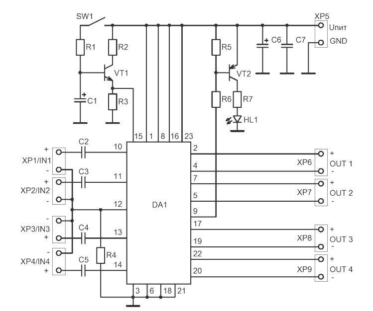 Tda8589 схема подключения