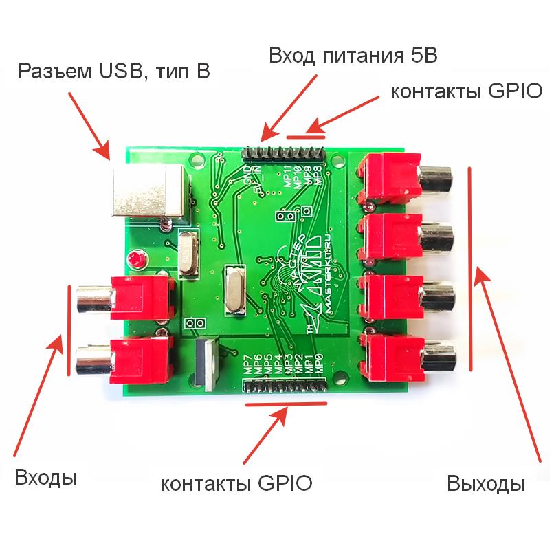 Мастер Кит BM2114dsp - Цифровой процессор звука