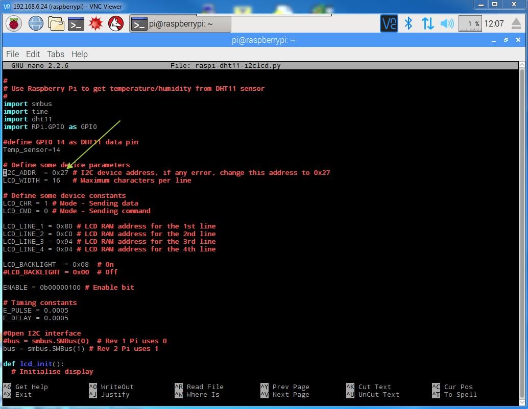 Мастер Кит Raspberry Pi 3 – подключаем датчик DHT11 и LCD-дисплей 
