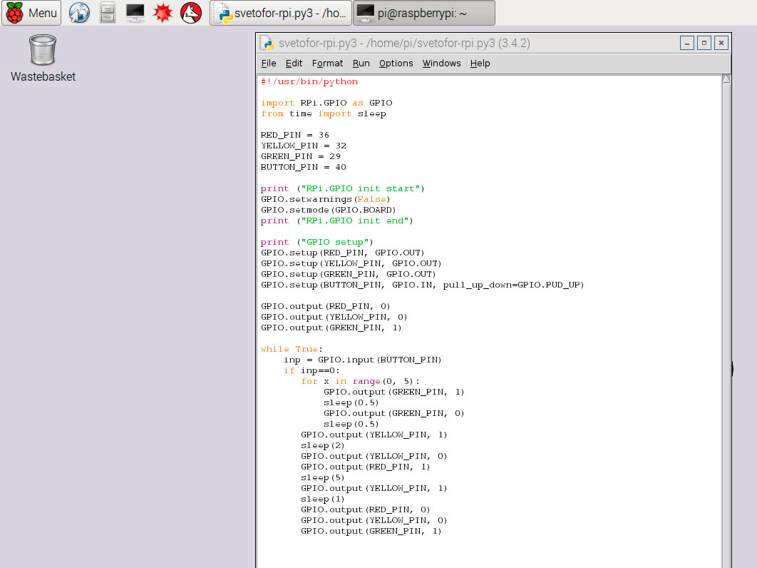 Мастер Кит Настраиваем Raspberry Pi 3 и программируем светофор