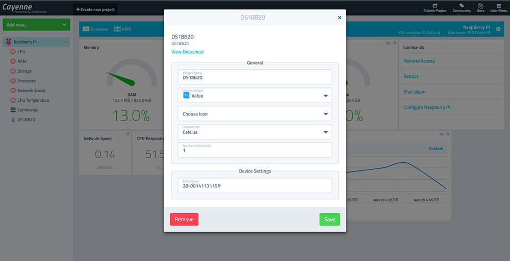 Мастер Кит Raspberry Cayenne – управляем микрокомпьютером через облако
