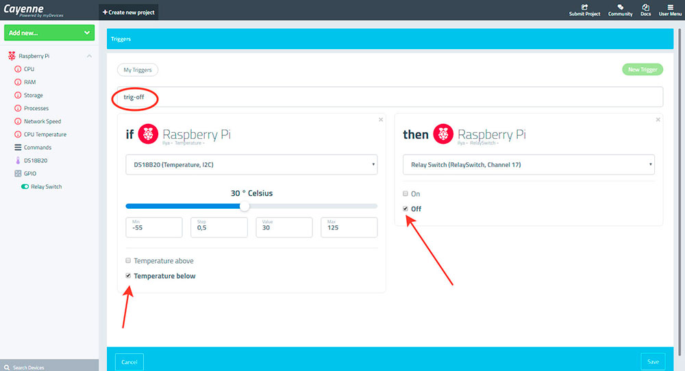 Мастер Кит Raspberry Cayenne – управляем микрокомпьютером через облако