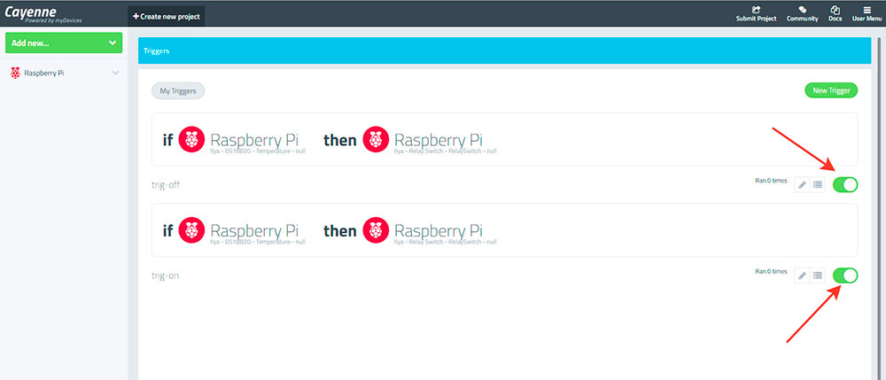 Мастер Кит Raspberry Cayenne – управляем микрокомпьютером через облако