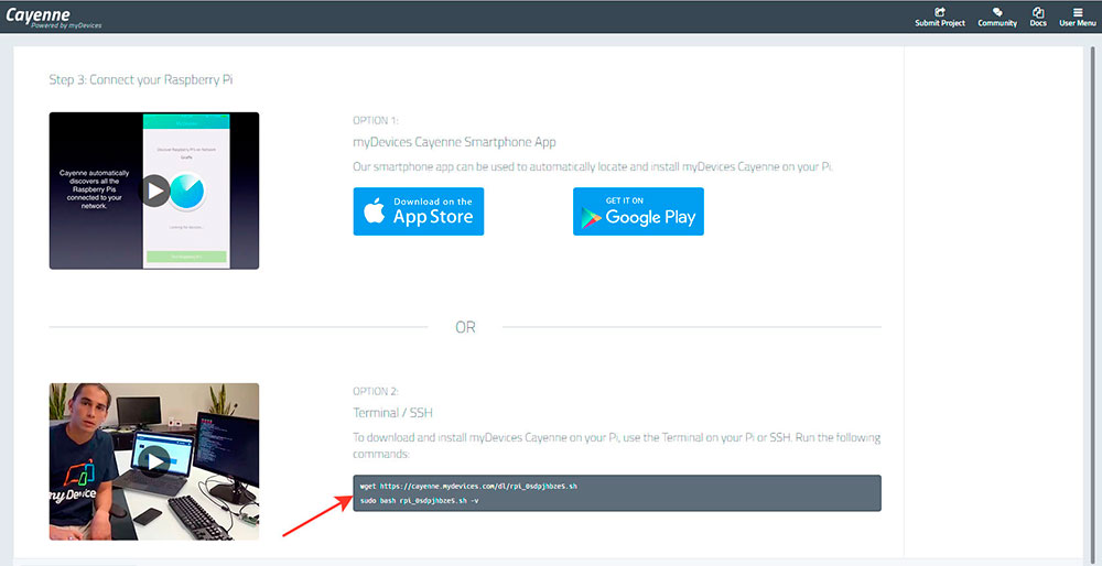Мастер Кит Raspberry Cayenne – управляем микрокомпьютером через облако