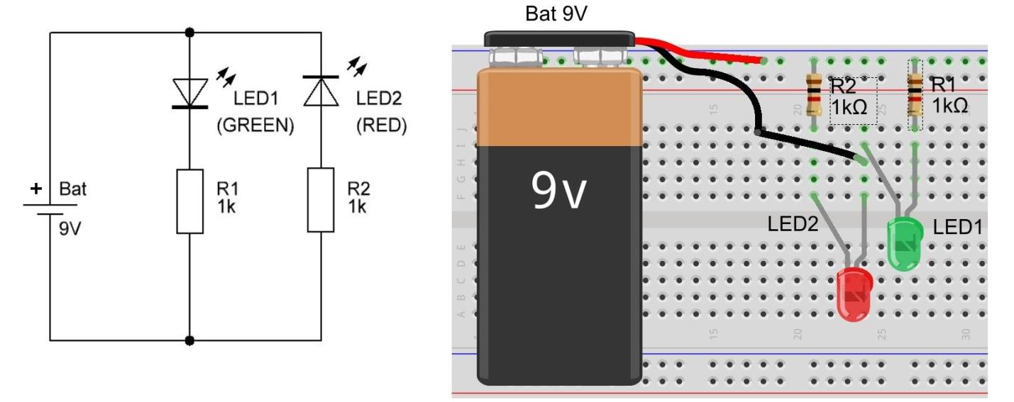 Мастер Кит Обзор конструкторов серии Азбука электронщика индикатор полярности подключаемой к электронной схеме батареи, схема, мастер кит, nr03
